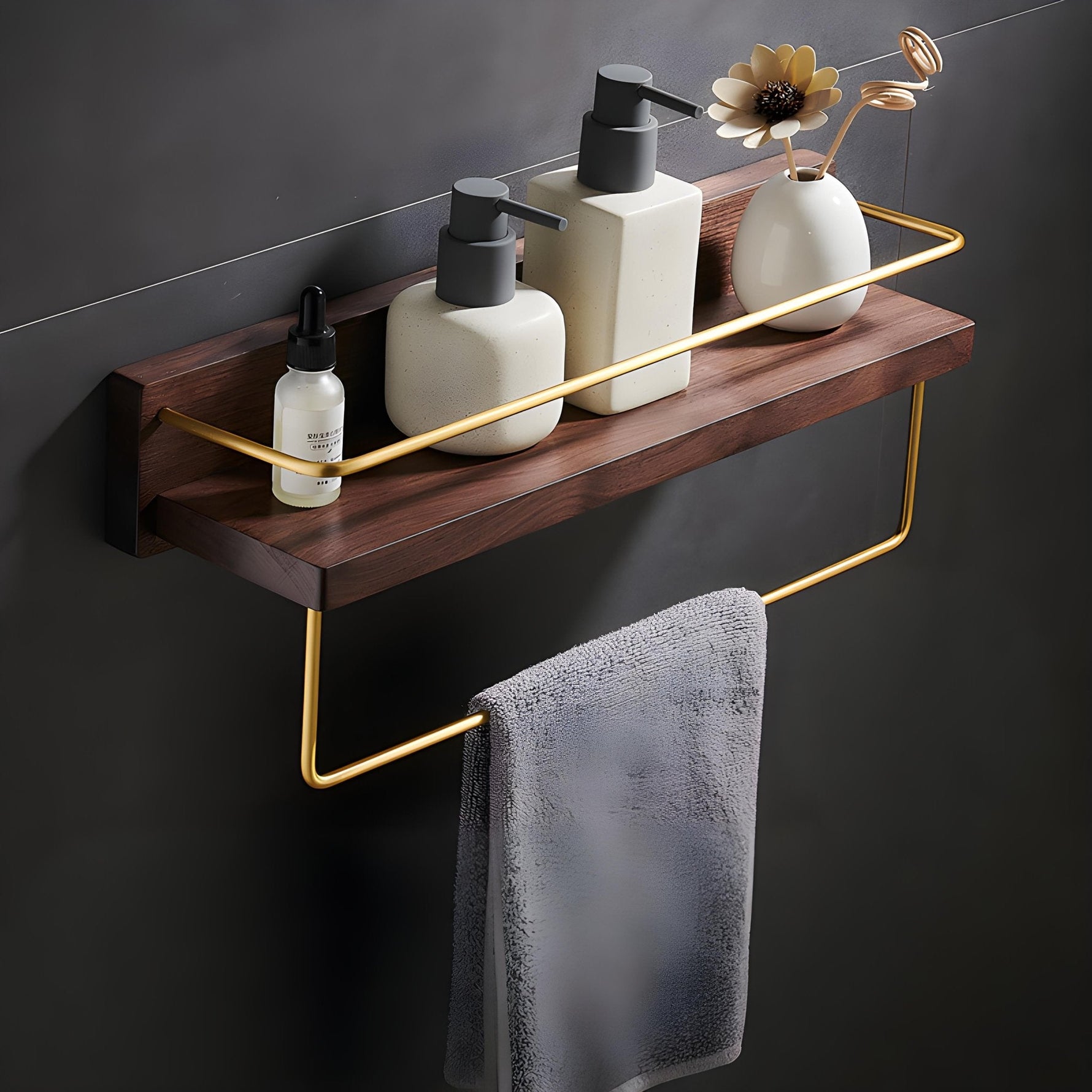 BambooStyle - Elegantes Wandregal für ein organisiertes Zuhause