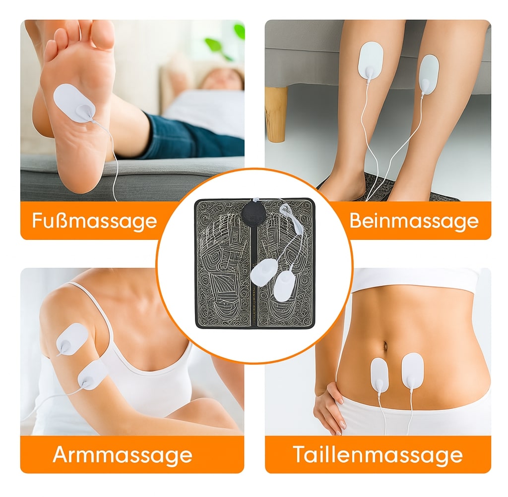 Entspannendes EMS-Fußmassagegerät für Wohlbefinden