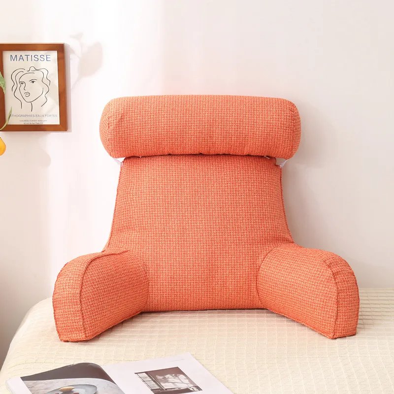 Ergonomic Reading Pillow with Armrests for Ultimate Comfort