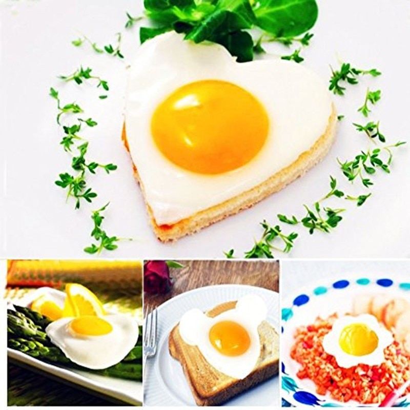 5 Piece Stainless Steel Egg Ring Pancake Molds