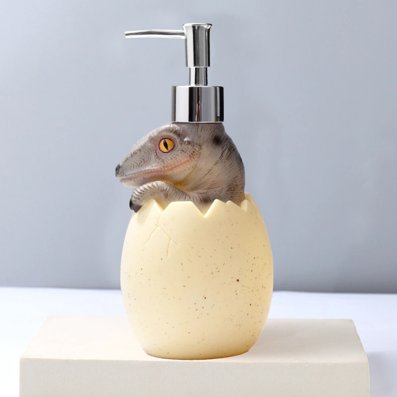 Dinosaur-themed soap dispenser for babies