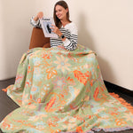Patterned Boho Blanket Made of 100% Cotton | Stylish Home Textiles