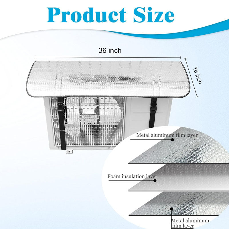 Weatherproof Aluminum Cover for Outdoor Air Conditioners