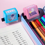 Learning stamps for children to promote mathematical skills