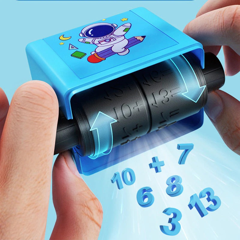 Learning stamps for children to promote mathematical skills