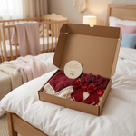 Baby Gift Set – Towel, Socks or Headband & Bath Brush