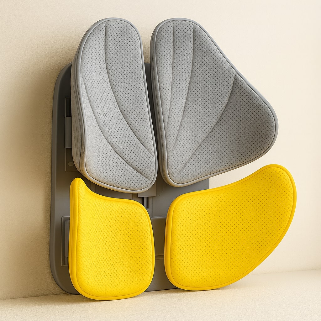 Ergonomic Back Support Cushion for Relaxed Sitting