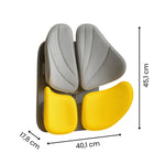 Ergonomic Back Support Cushion for Relaxed Sitting