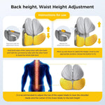 Ergonomic Back Support Cushion for Relaxed Sitting