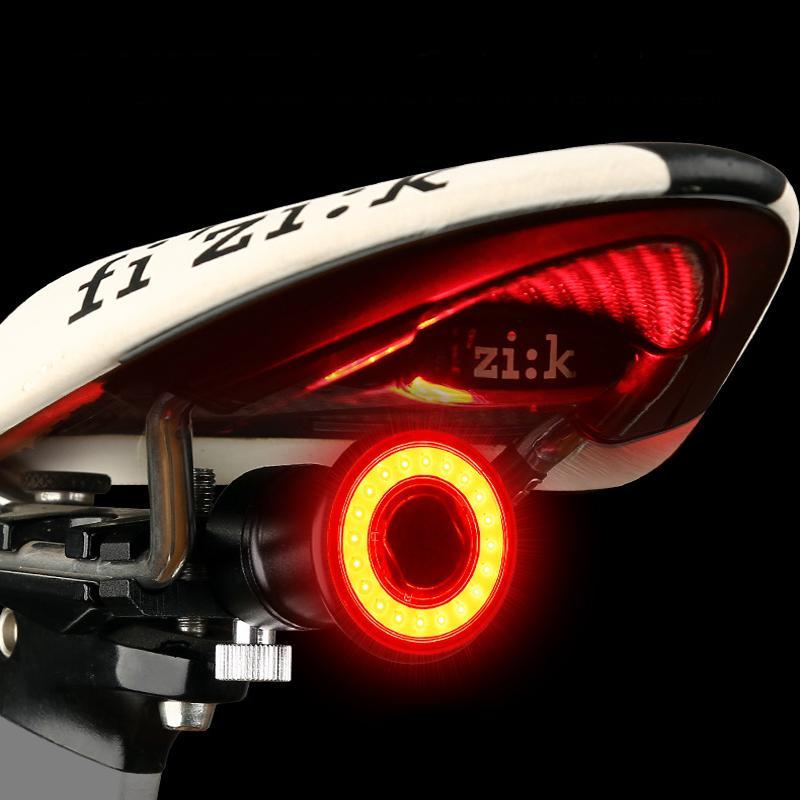Safe Rear Light for Bicycle with 6 Light Modes and Battery