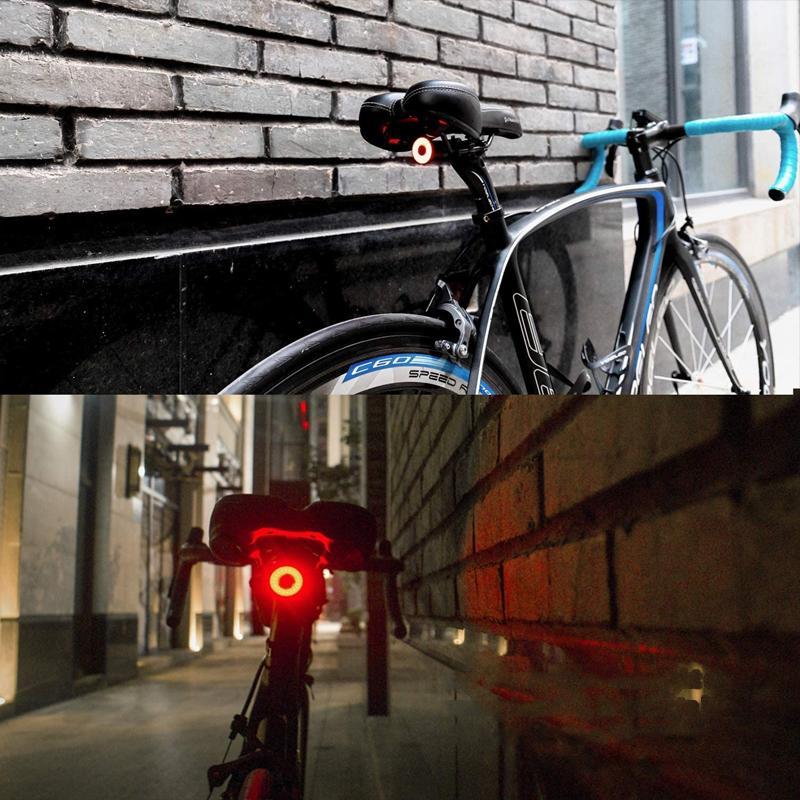 Sicheres Rücklicht für Fahrrad mit 6 Leuchtmodi und Akku