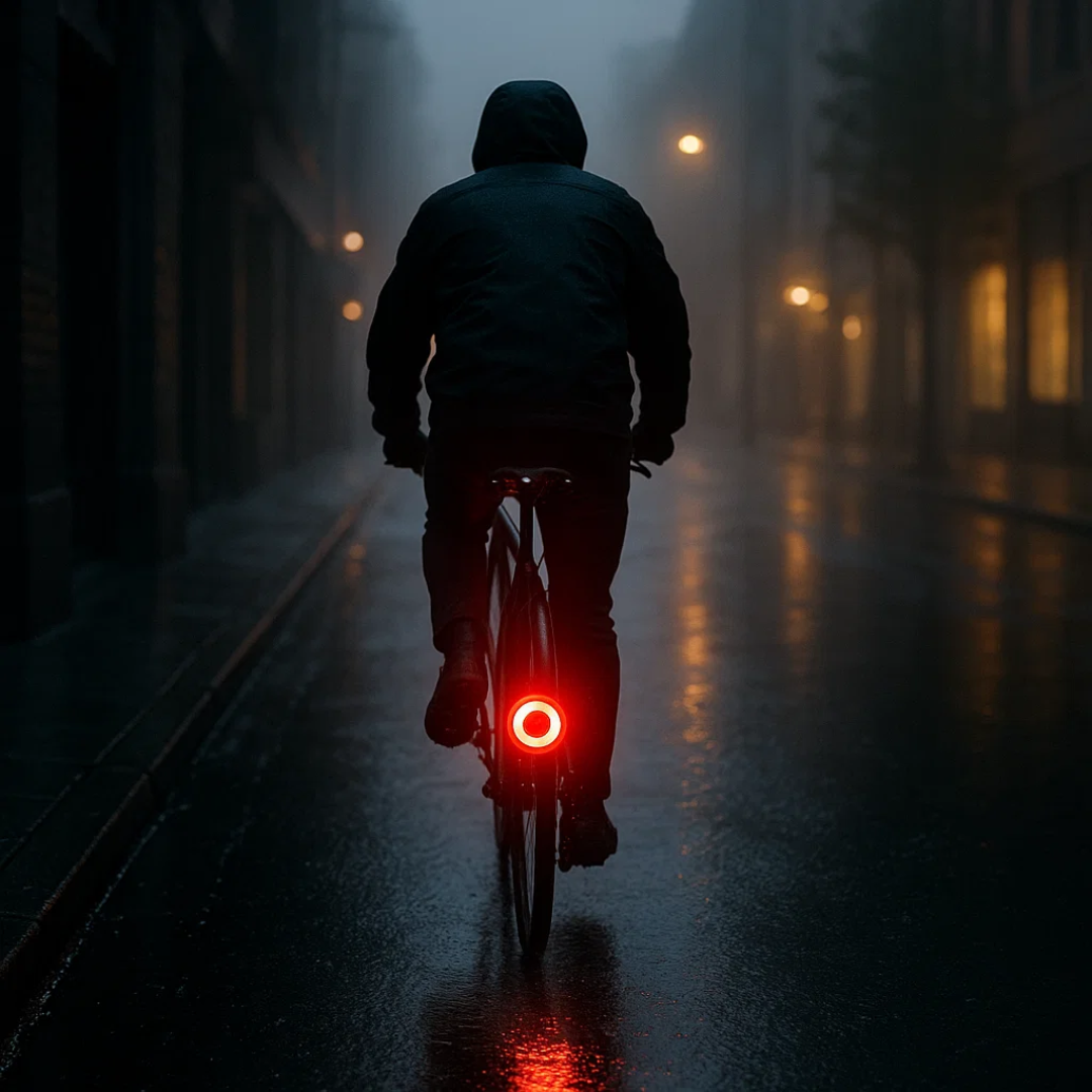 Sicheres Rücklicht für Fahrrad mit 6 Leuchtmodi und Akku