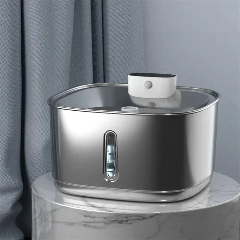 AquaViva | Smart Drinking Fountains for Cats and Dogs – 3.2L Stainless Steel with Filter