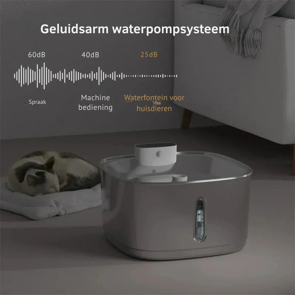 AquaViva | Smart Drinking Fountains for Cats and Dogs – 3.2L Stainless Steel with Filter