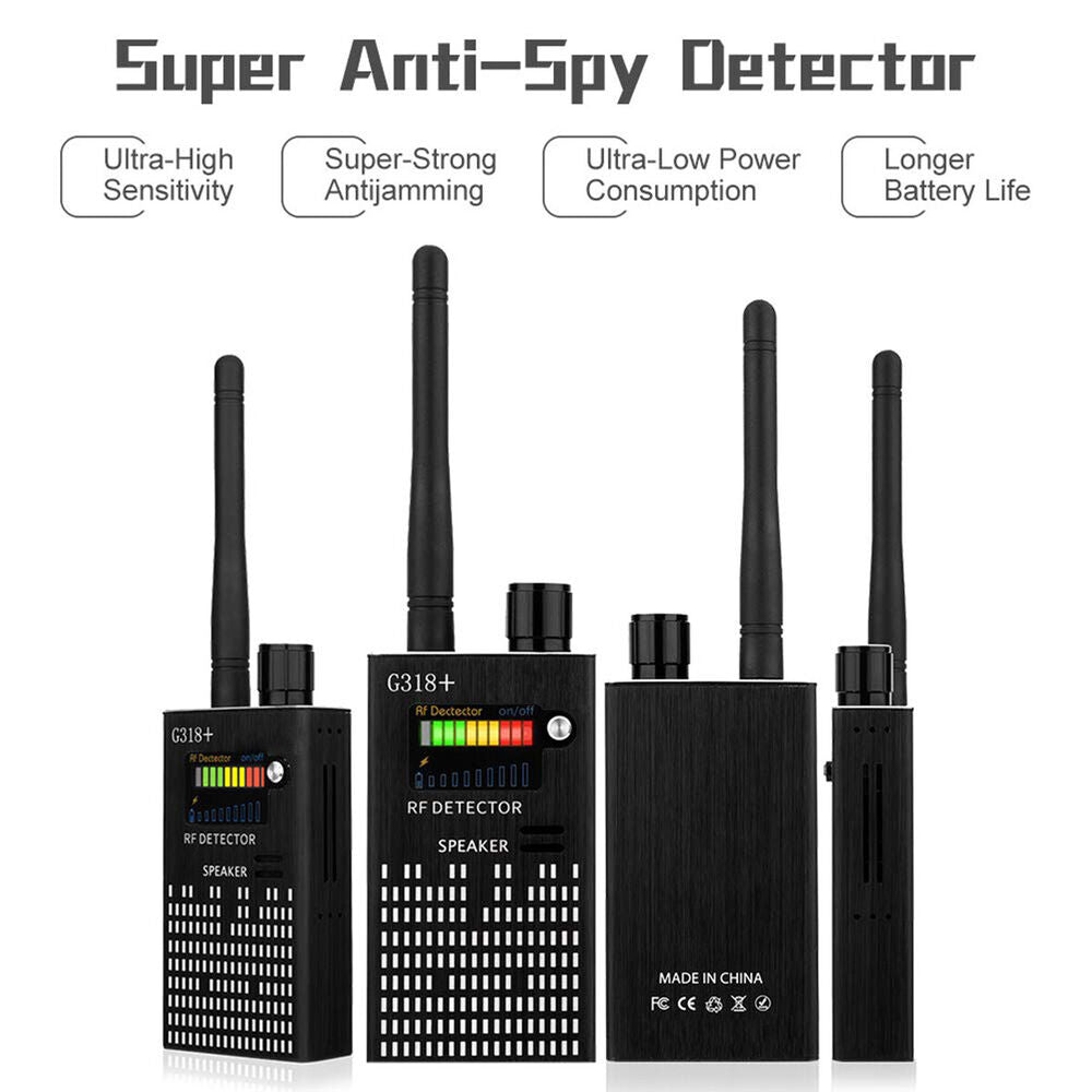 RF-Signal- und Kameradetektor mit Laserfunktion und Alarm – Datenschutzschutz