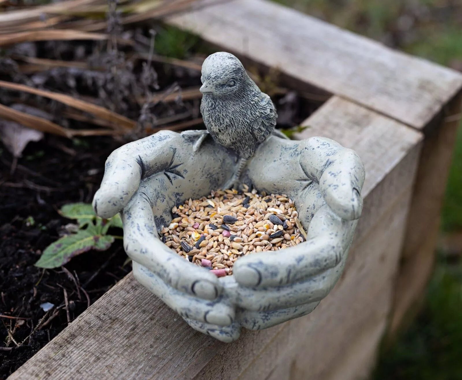 Resin Birdhouse - Handmade Food for Birds