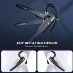 Wireless Bluetooth 5.1 Headset with Dual Microphone and Noise Cancellation