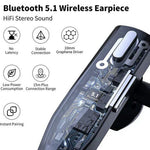 Trucker Bluetooth 5.1 Headset with Dual Microphone and Noise Cancellation