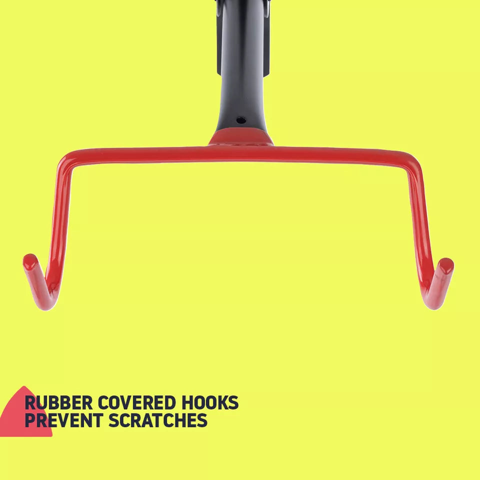 Foldable Bicycle Wall Hook – Space-Saving Hook with Protective Guards