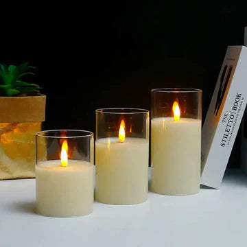 Elegantes LED Kerzen Set für eine entspannende Atmosphäre