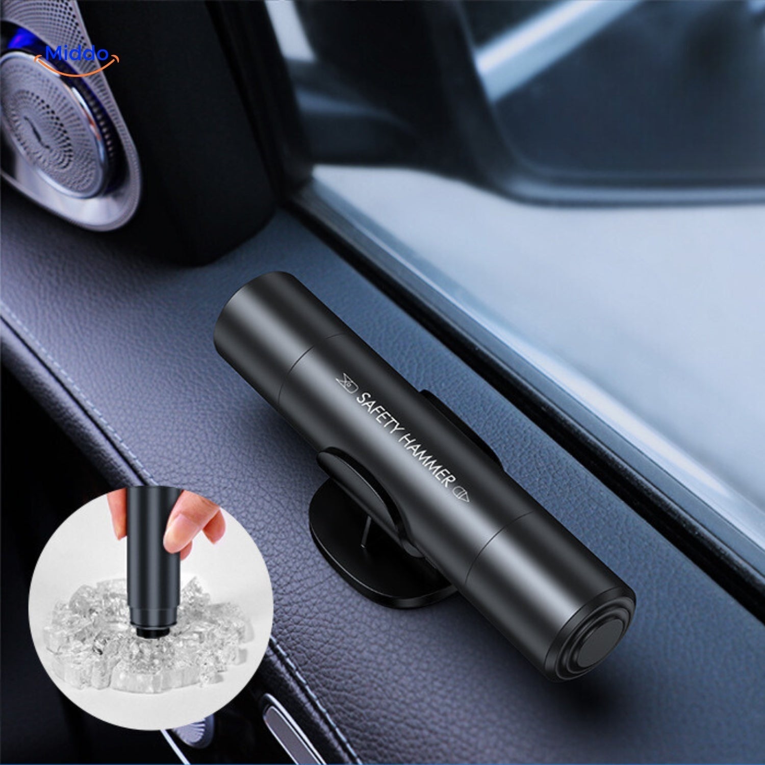 Emergency Tool Pro: 4-in-1 Safety Helper for Your Car