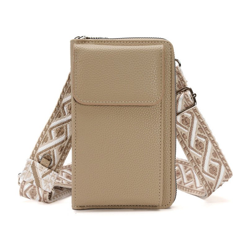 Stilvolle Mini Schultertasche für Smartphones und Geldkarten