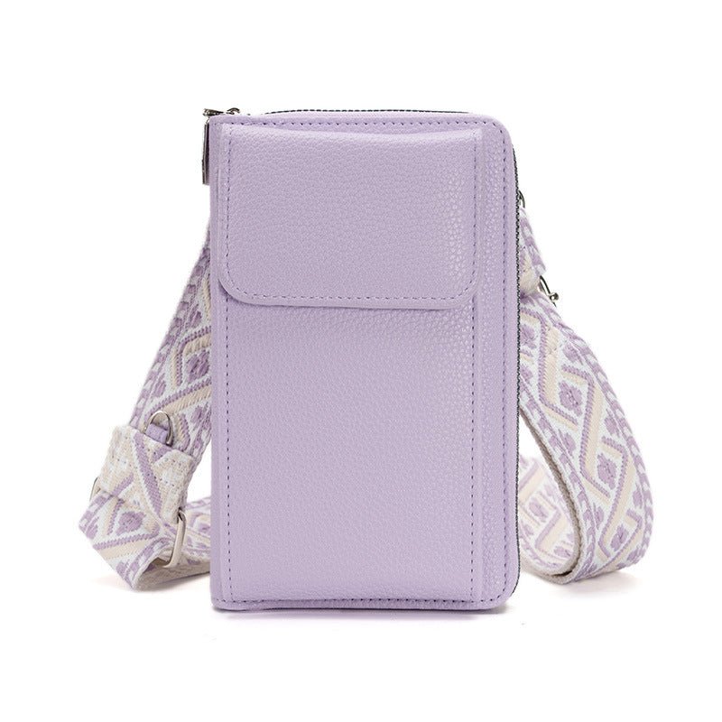 Stilvolle Mini Schultertasche für Smartphones und Geldkarten