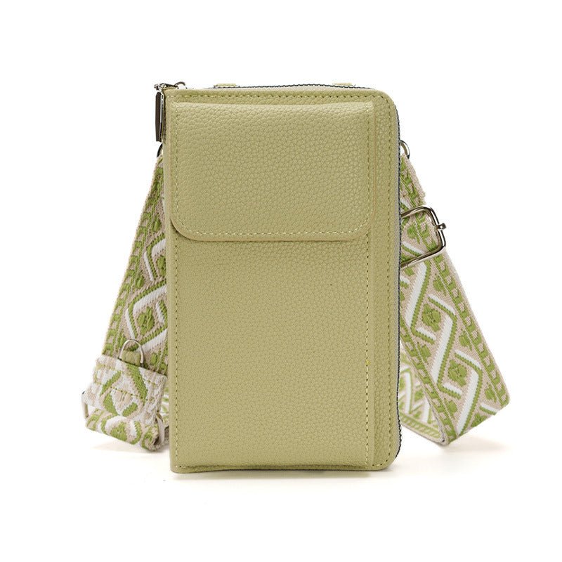Stilvolle Mini Schultertasche für Smartphones und Geldkarten