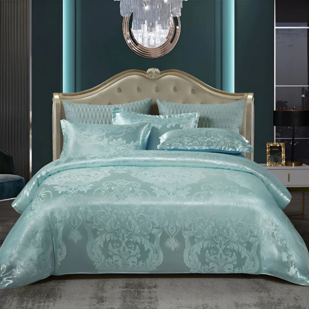 Luxurious Satin Sheet Set with Pillowcases for Perfect Sleep