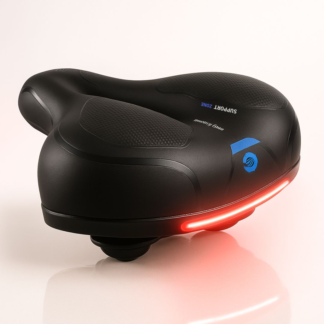 Comfortable Bike Saddle for Men and Women with Suspension