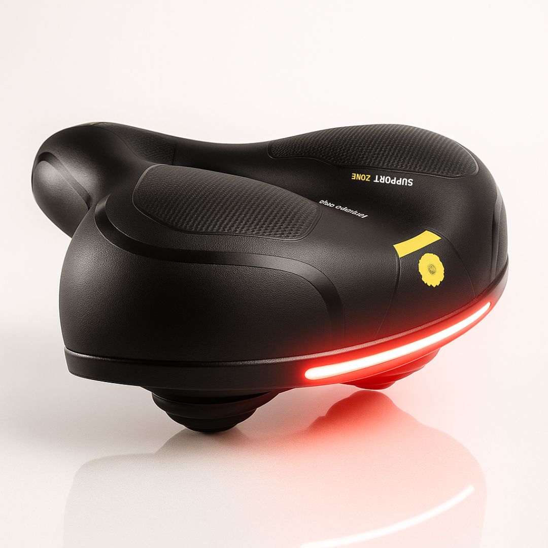 Comfortable Bike Saddle for Men and Women with Suspension