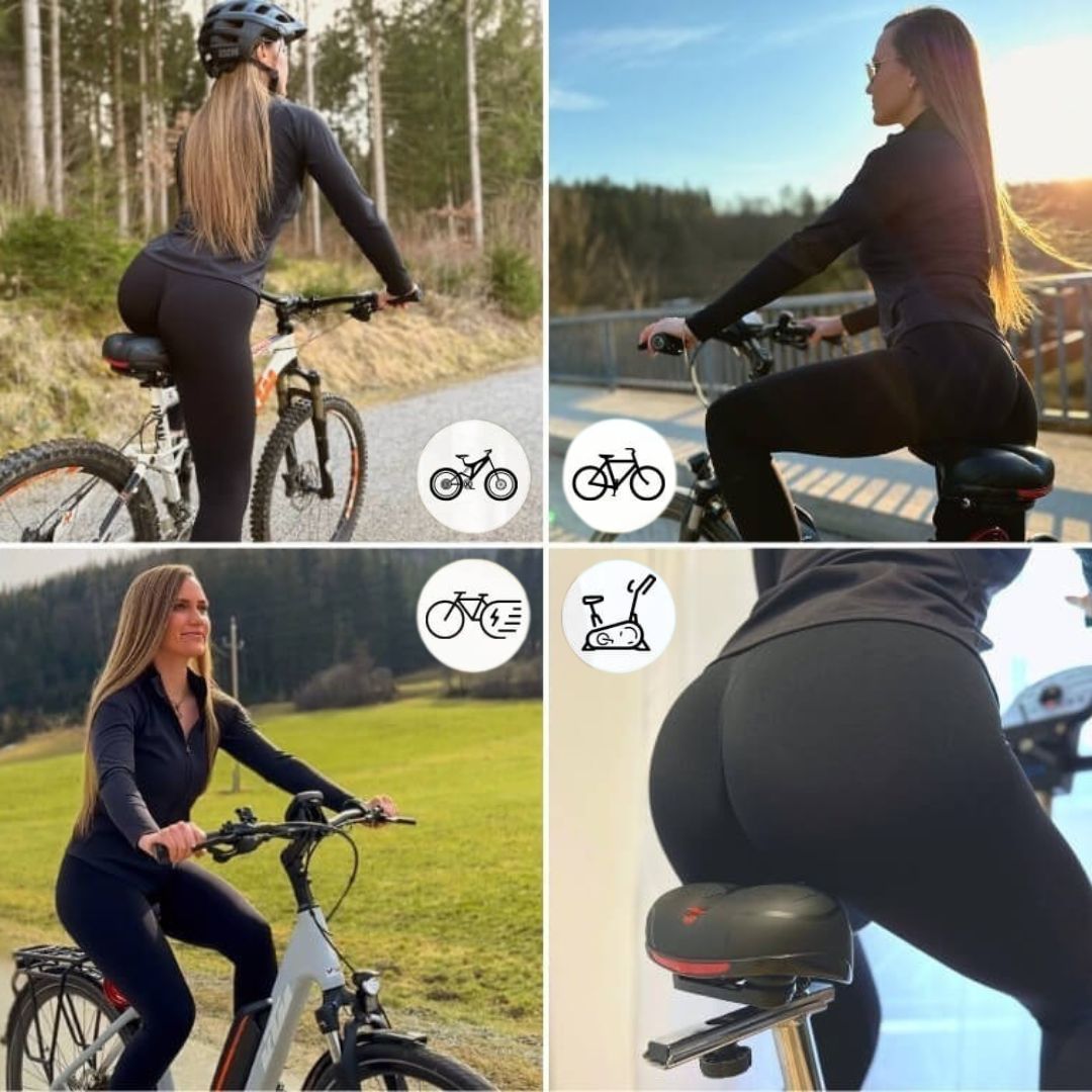 Comfortable Bike Saddle for Men and Women with Suspension