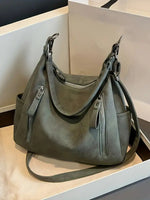 Elegante Schultertasche aus hochwertigem Wildleder für moderne Frauen