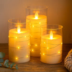 Stimmungsvolle LED Kerzen mit Timer und Fernbedienung