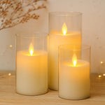 Stimmungsvolle LED Kerzen mit Timer und Fernbedienung
