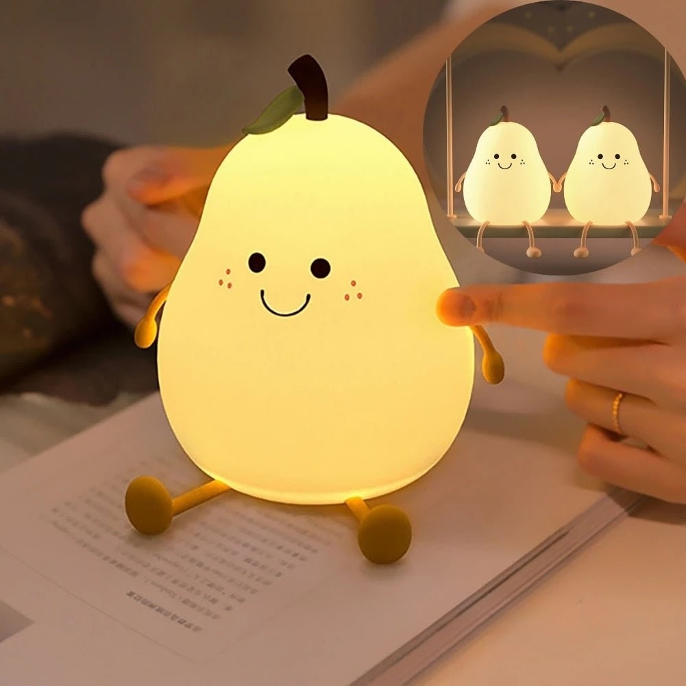 SleepPear: Soothing Night Light for Children's Rooms