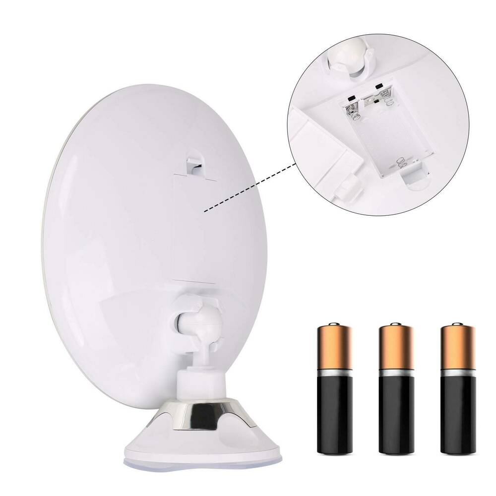 Lighted Makeup Mirror with 10x Magnification