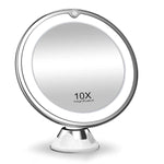 Lighted Makeup Mirror with 10x Magnification