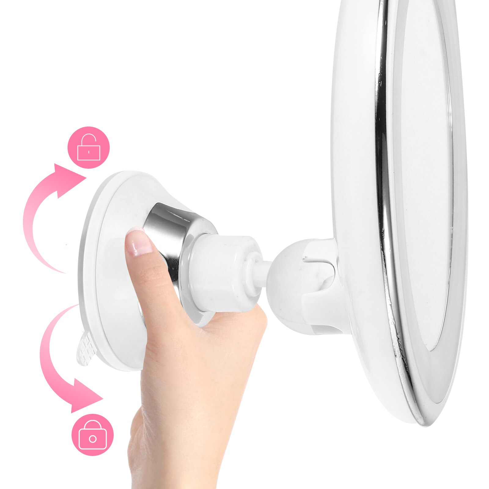 Lighted Makeup Mirror with 10x Magnification