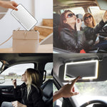 Beleuchteter Kosmetikspiegel für das Auto – GlowVisor