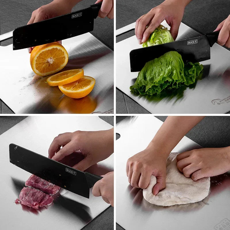 Hygienic Stainless Steel Cutting Board for All Your Kitchen Needs