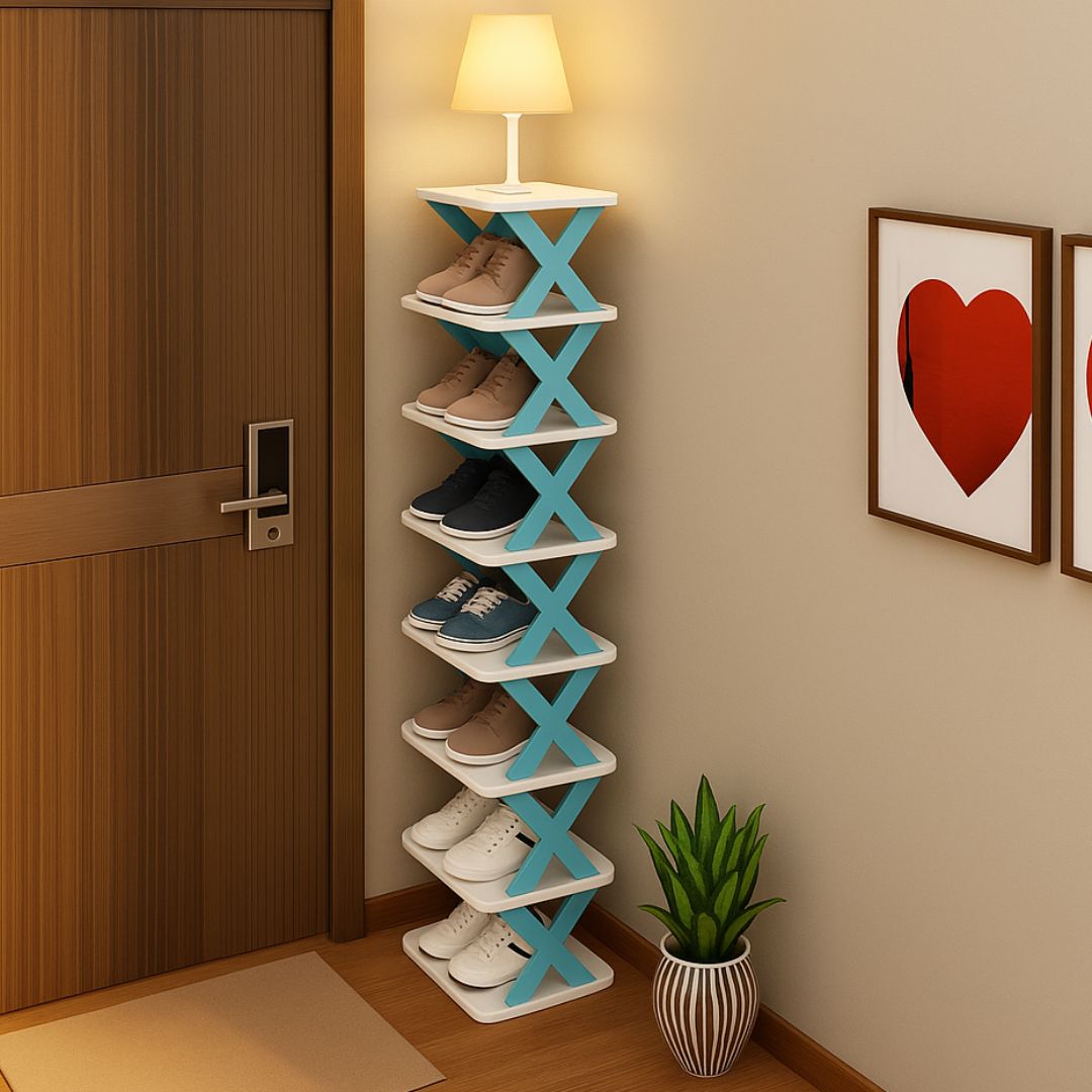 Space-Saving Shoe Rack for Order in Every Room