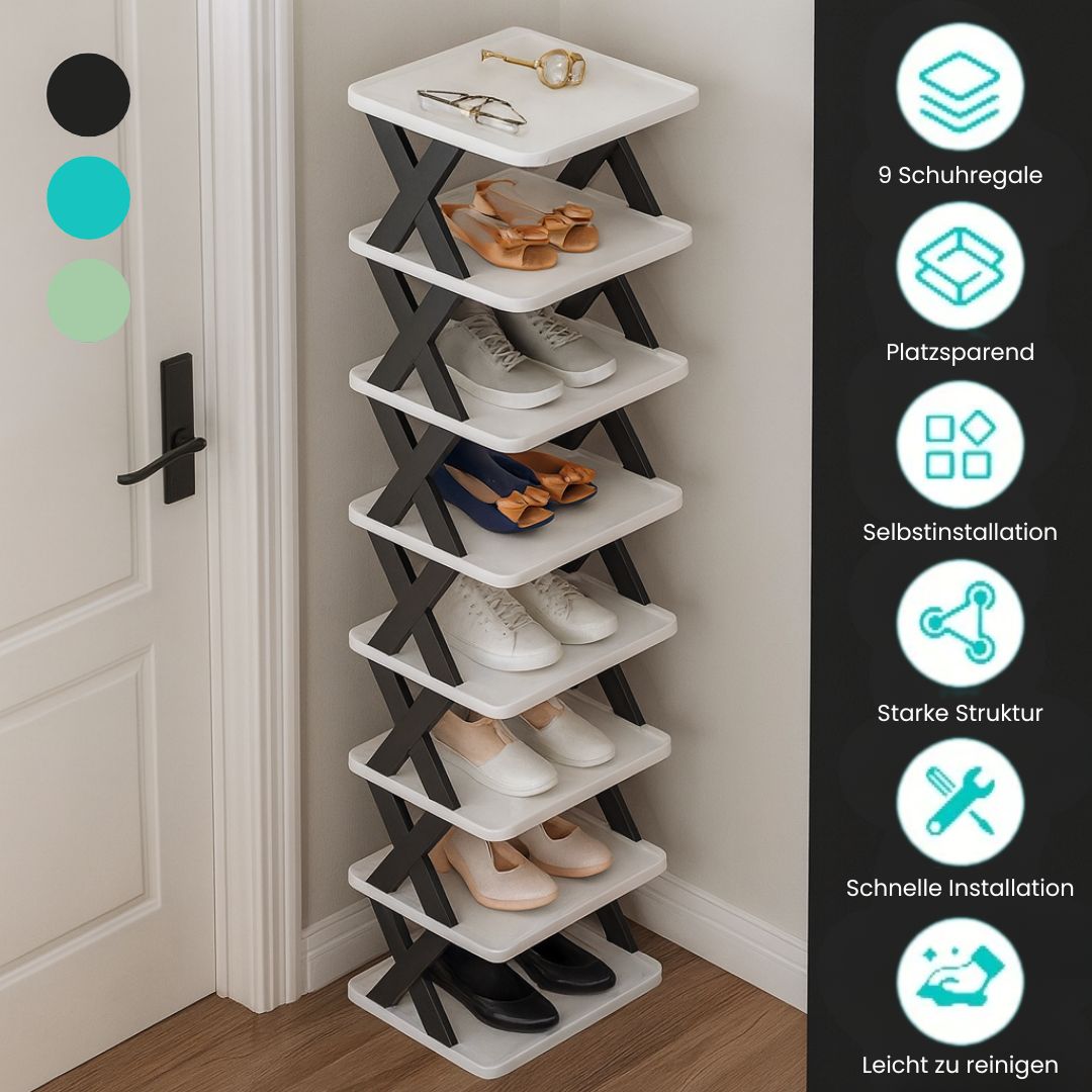 Space-Saving Shoe Rack for Order in Every Room