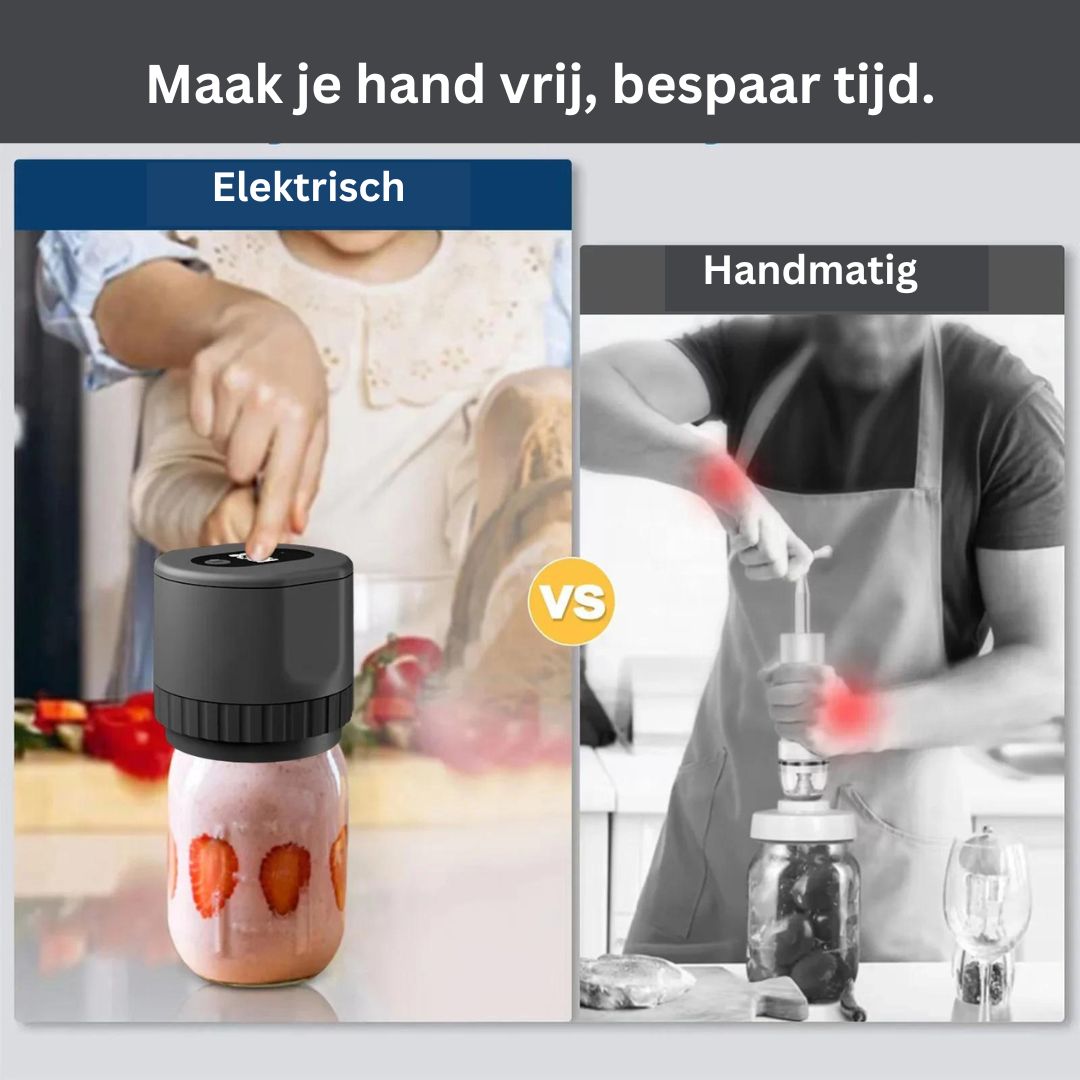 FrischeHüter | Innovativer Vakuumierer für Glasbehälter