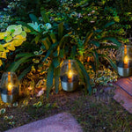Lumosol Solar LED Kerzenlicht für den Garten – Wetterfeste Beleuchtung (3er Set)
