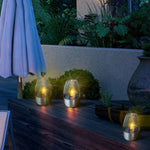 Lumosol Solar LED Kerzenlicht für den Garten – Wetterfeste Beleuchtung (3er Set)