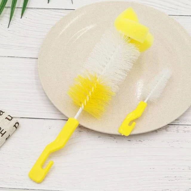 Bottle Cleaning Set for Infants – Brushes for Bottles and Teats
