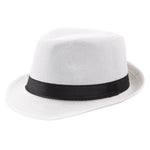 Eleganter Leinenhut mit breiter Krempe für stilvolle Anlässe