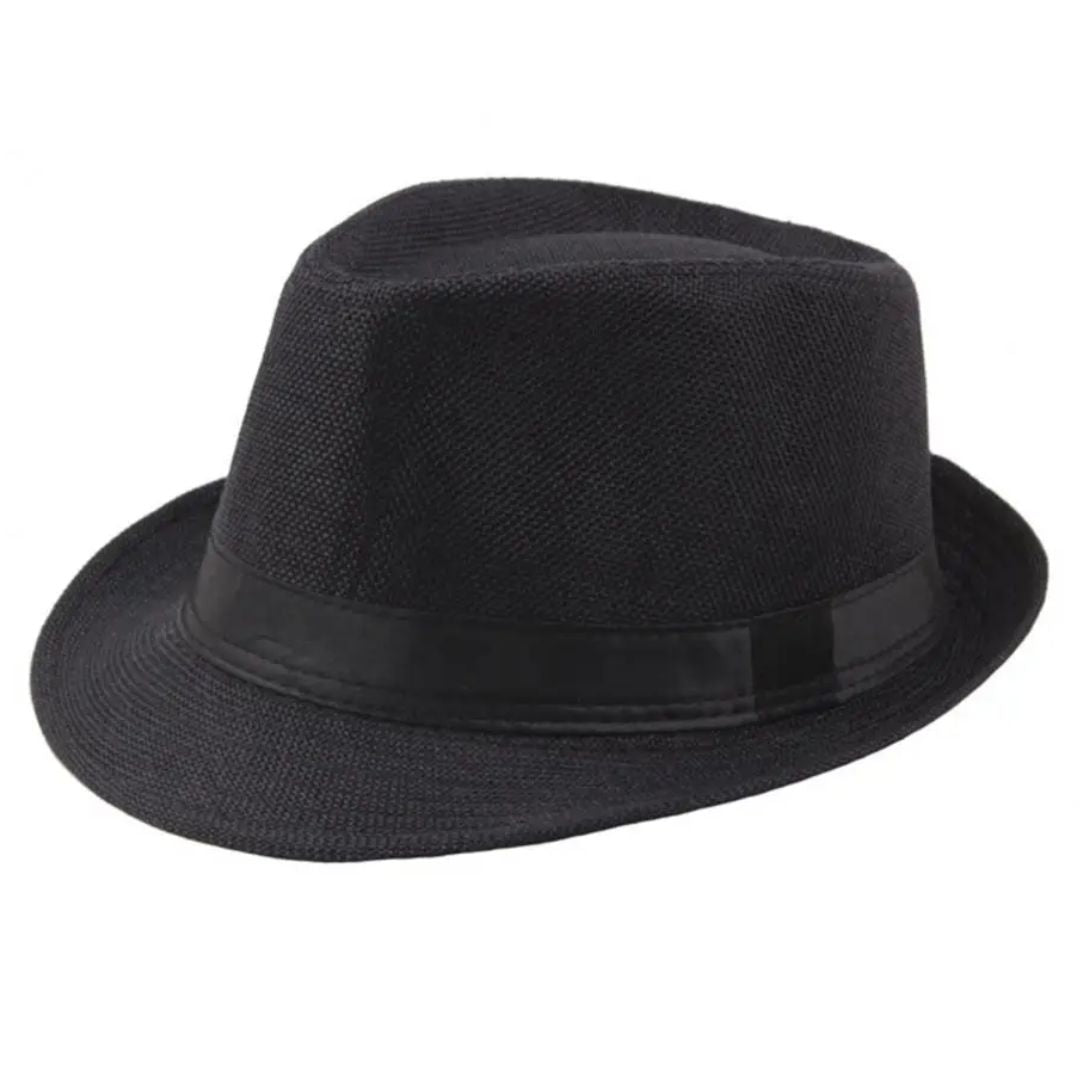 Eleganter Leinenhut mit breiter Krempe für stilvolle Anlässe
