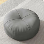 Round Japanese Nappa leather tatami-style seat cushions